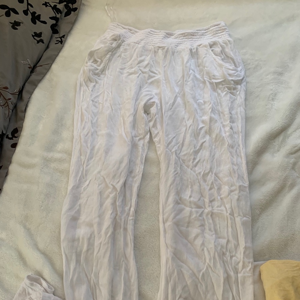 Flowy White Pants